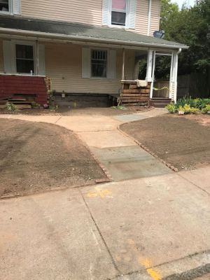 Photo of finished water main job